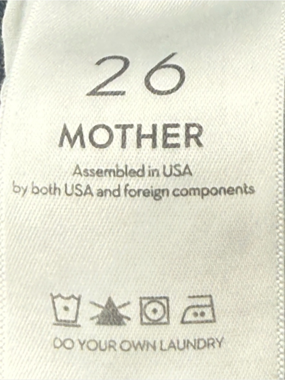 Mother The Rambler Preppy High Waisted Zip Ankle Jeans in Country Line Wash 26 - Picture 13 of 16